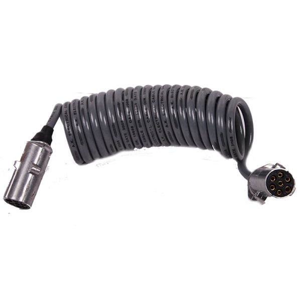 KABAL PRIKOLICE 24V SPIRALNI ALU (7 POLA)