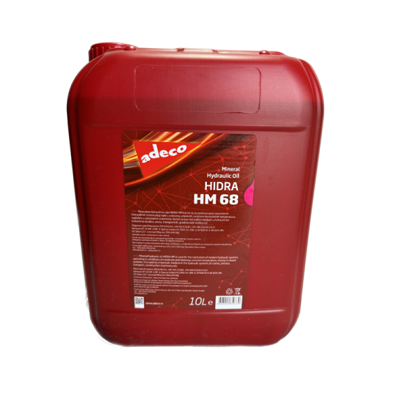HIDRAULICNO ULJE HM 68 10L ADECO