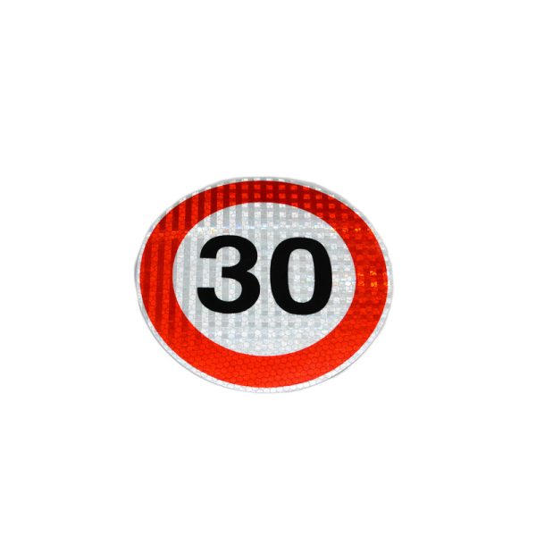 NALEPNICA ZA OGRANICENJE BRZINE 30 FI155 REFLE.