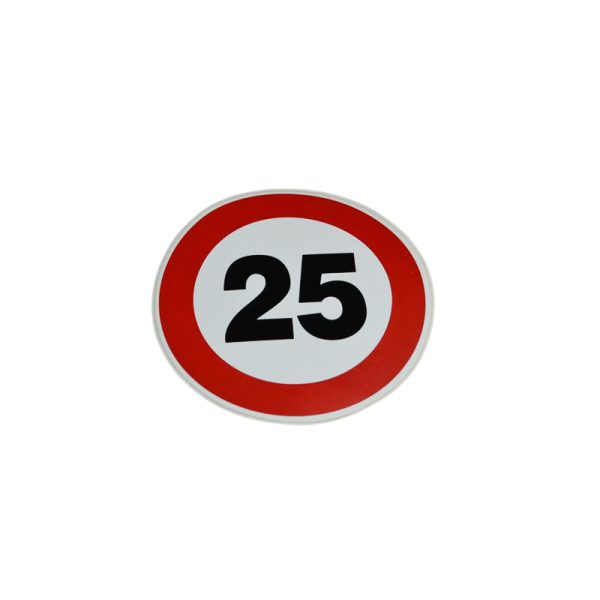 NALEPNICA ZA OGRANICENJE BRZINE 25 FI155