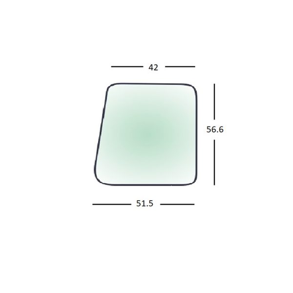 STAKLO KABINE BOCNO IMT 533