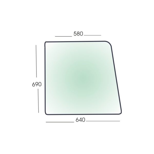 STAKLO KABINE BOCNO IMR 60