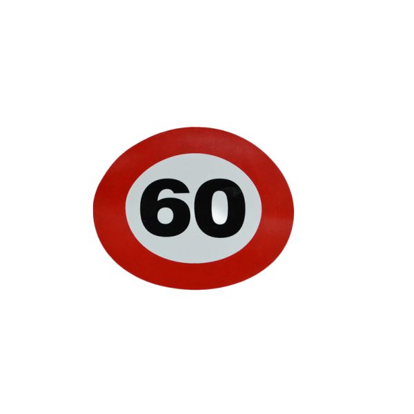 NALEPNICA ZA OGRANICENJE BRZINE 60 FI155