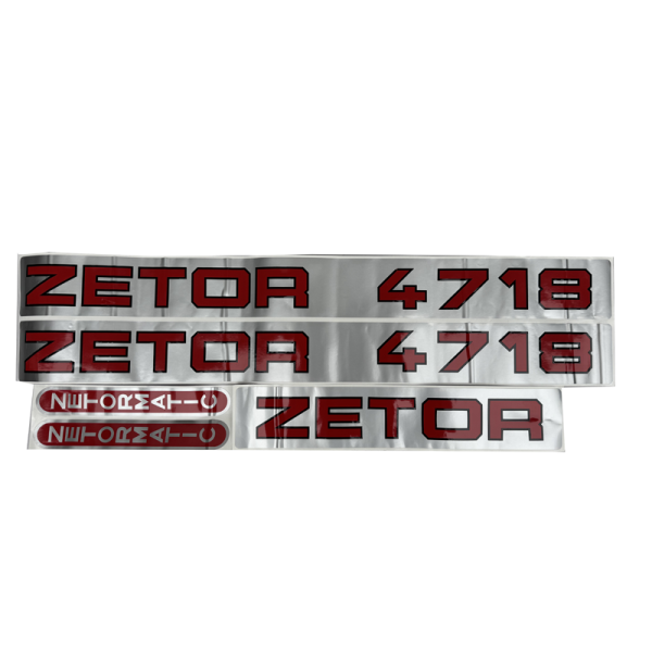 NALEPNICA ZETOR 4718 (KOMPLET ZA JEDAN TRAKTOR)